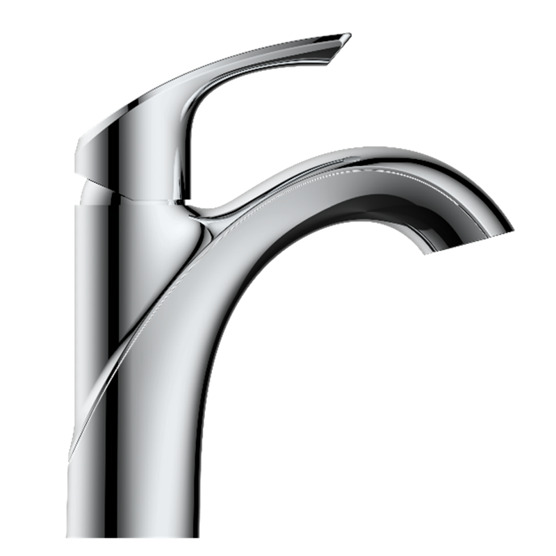 Single Handle Bathroom Faucet pas 1 bolongan utawa 3 bolongan Instalasi