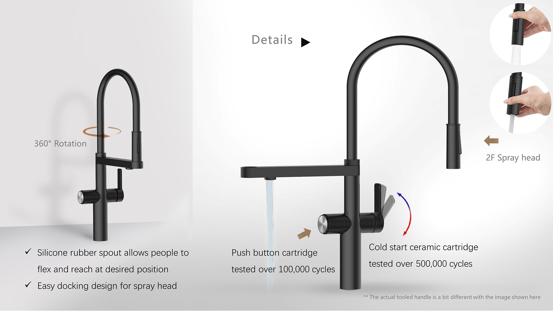 2In1 Kitchen Faucet with filter function