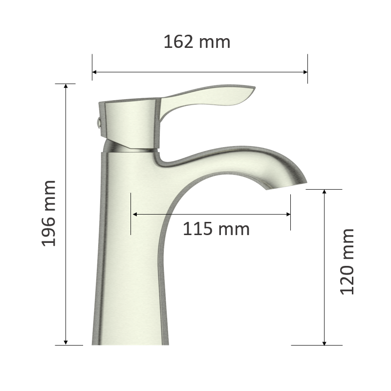 Single Handle Bathroom Faucet fit 1 hole or 3 hole Installation ADA compliant