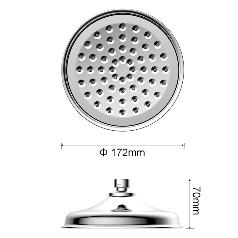 single Setting Rain Shower