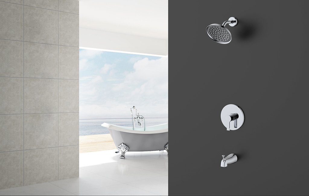 8252B Beyond Collection Tub and shower with valve Included solid brass valve-02