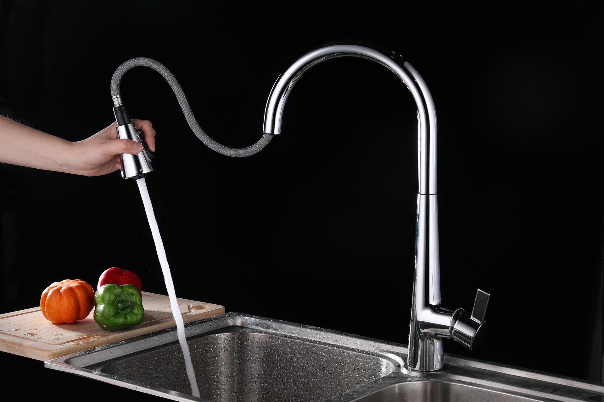 830502 Pull-down kitchen faucet One-handle faucet