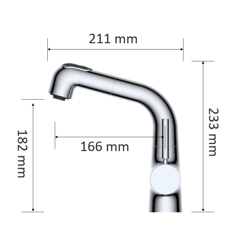 single handle basin mixer lift up pull out brass body high quality bathroom faucet