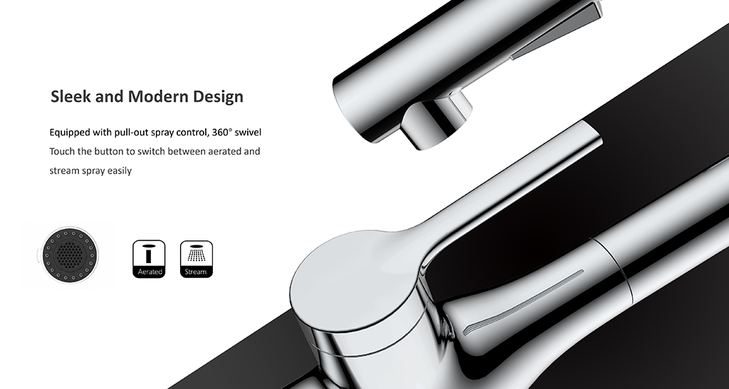 8440B Vera Pullout Kitchen Faucet