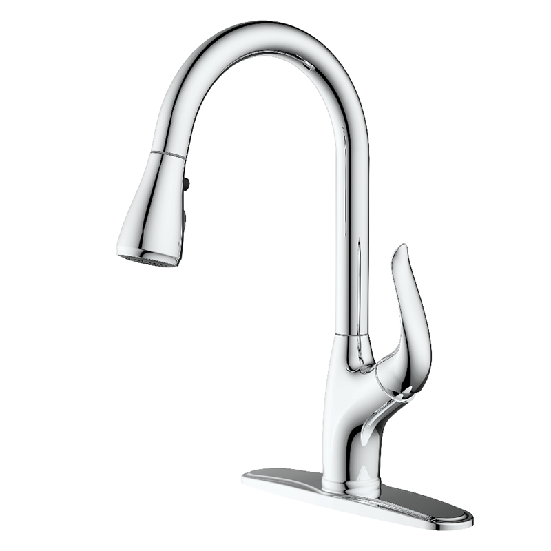 Alyssa Pulldown Kitchen Faucet, Transitional Kitchen Faucet 12101195-3