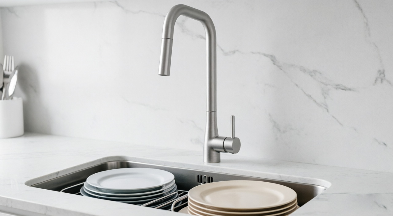 Aria 7-Shaped Pull-down Kitchen Faucet