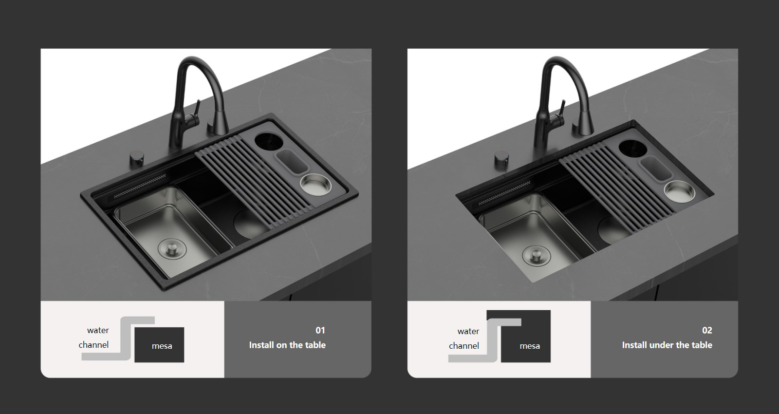 Bespoke-functional-quartz-stone-sink