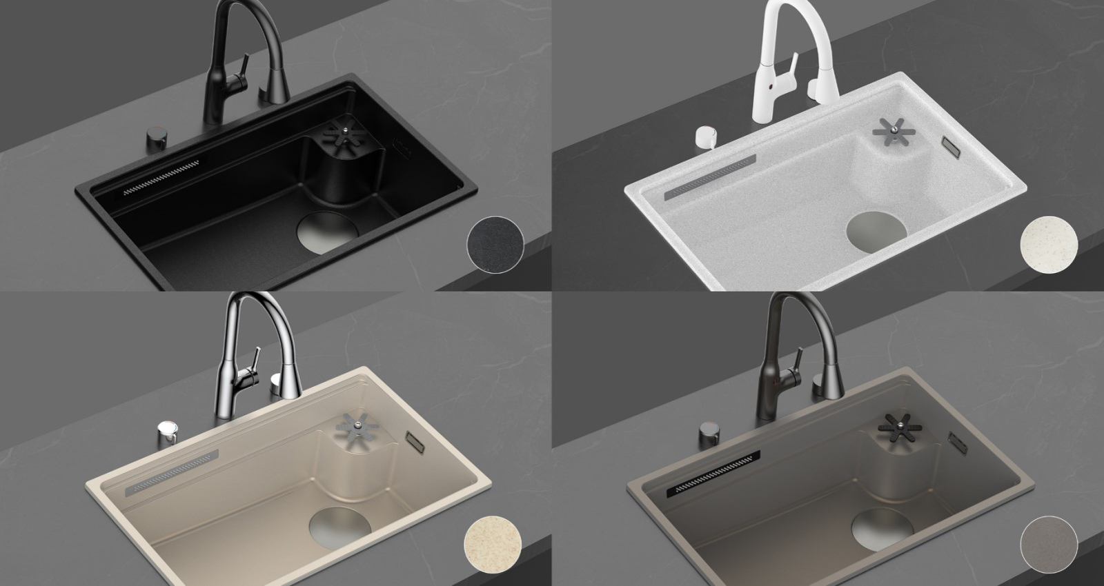 Bespoke-functional-quartz-stone-sink
