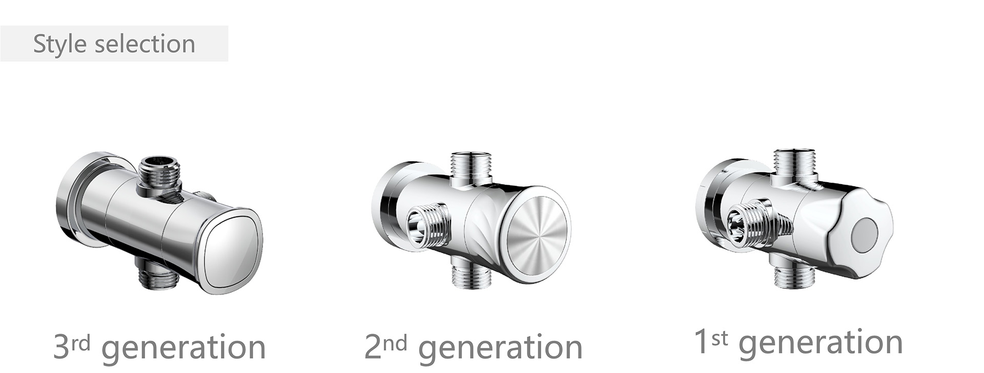 CD Pattern Design Diverter Shower System
