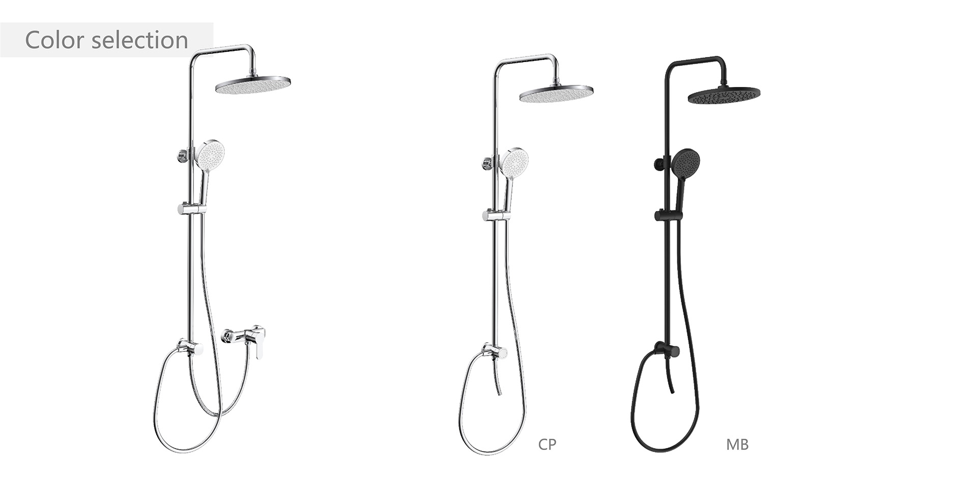 CD Pattern Design Diverter Shower System