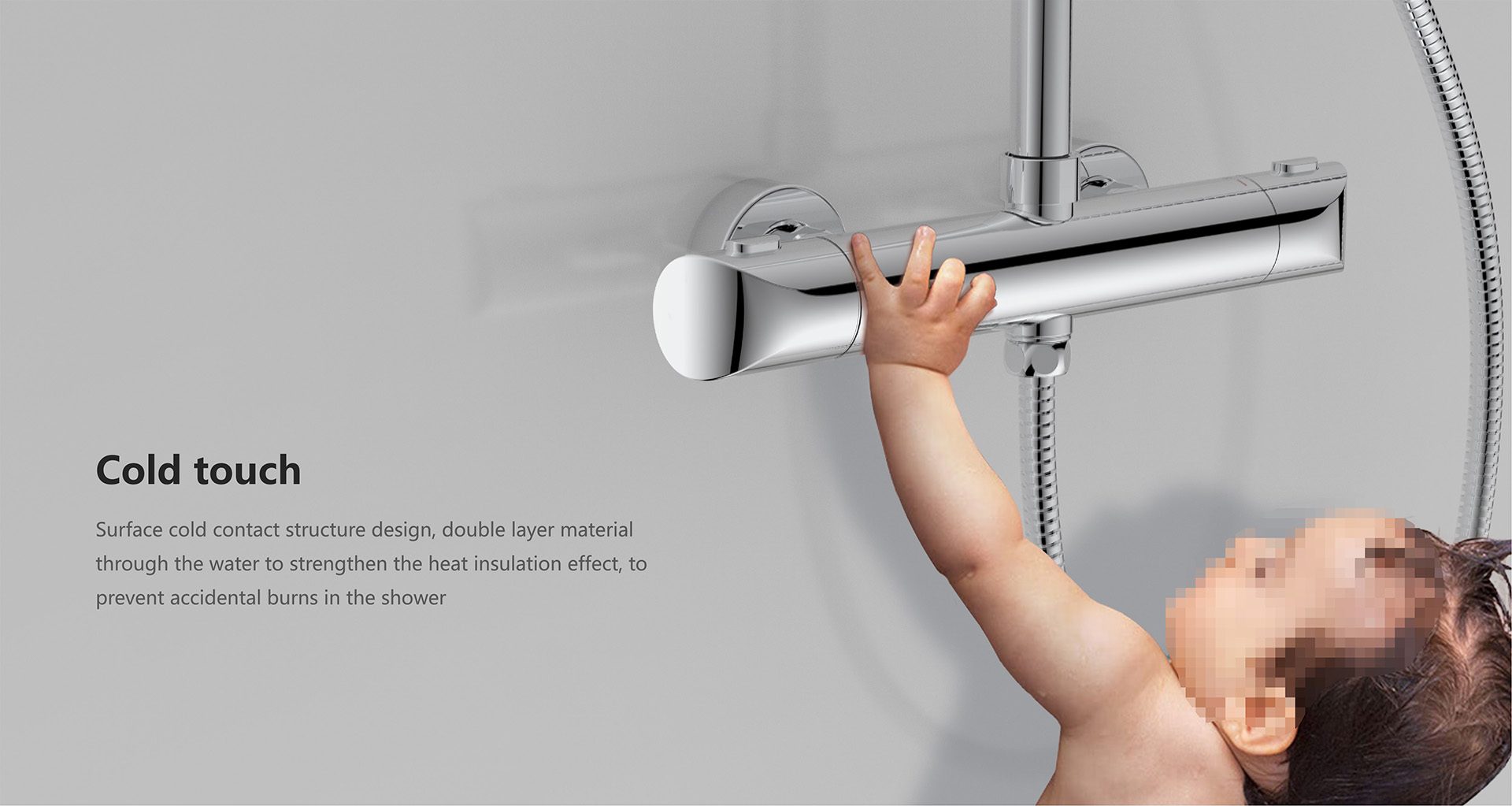 Cool Touch Design Thermostatic Shower System