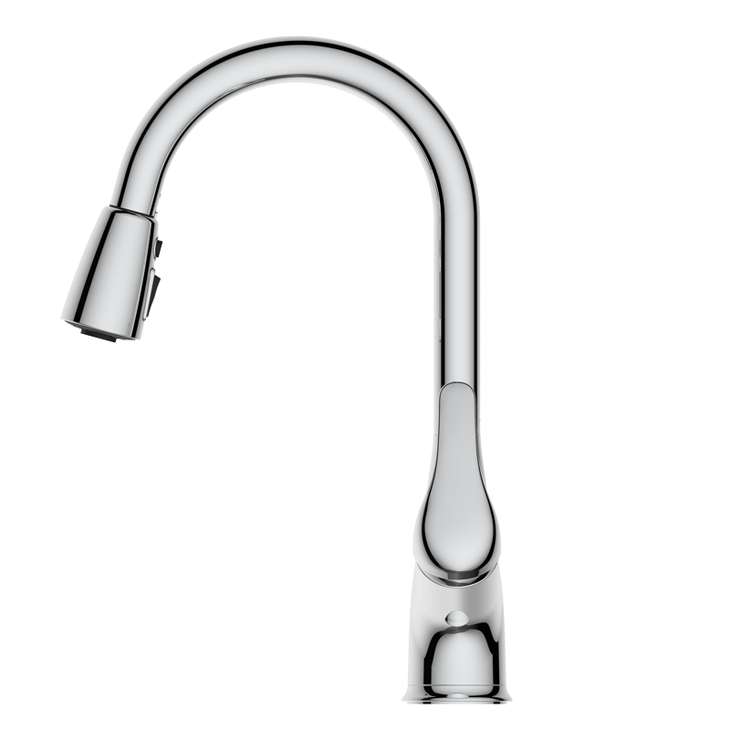 Pull-down kitchen faucet