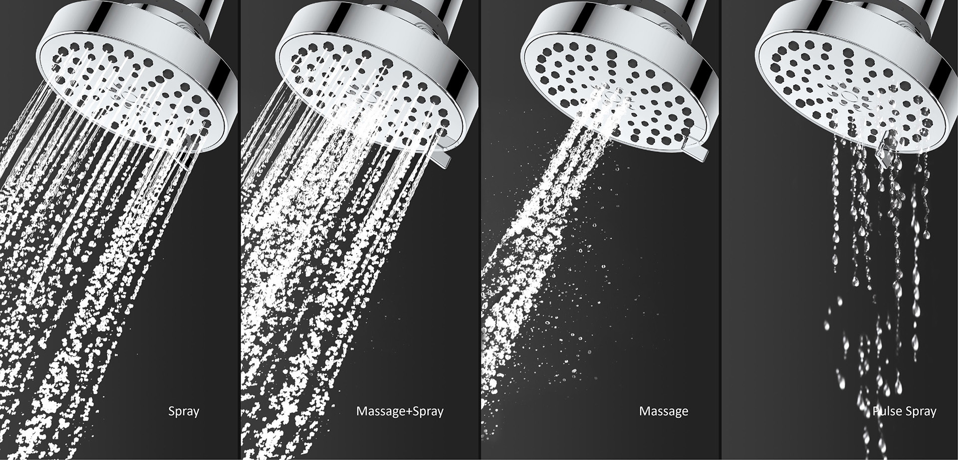 Ealing Series 4-Setting Shower head