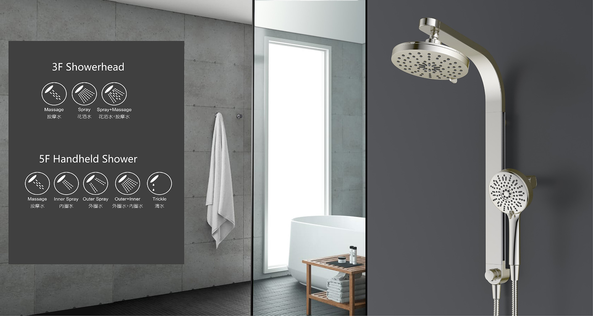 Elena Magnetic Shower System