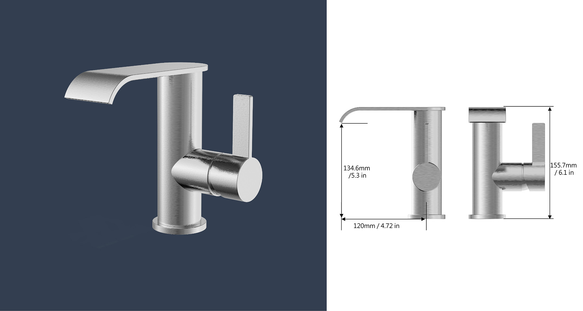 Elite Single Handle Bathroom Faucet