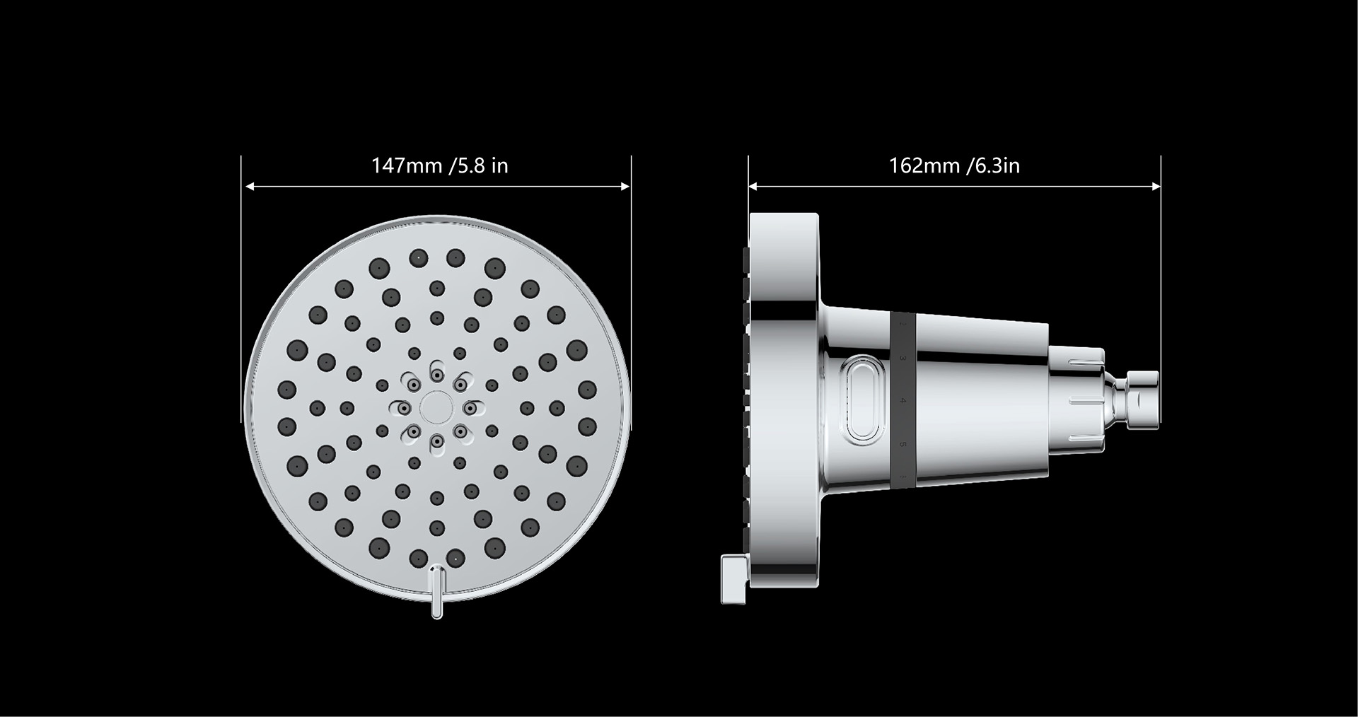 Foru Series Filtered Shower Head