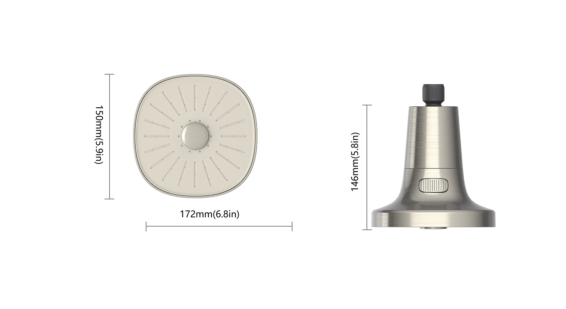 Foru Series Filtered Shower Head