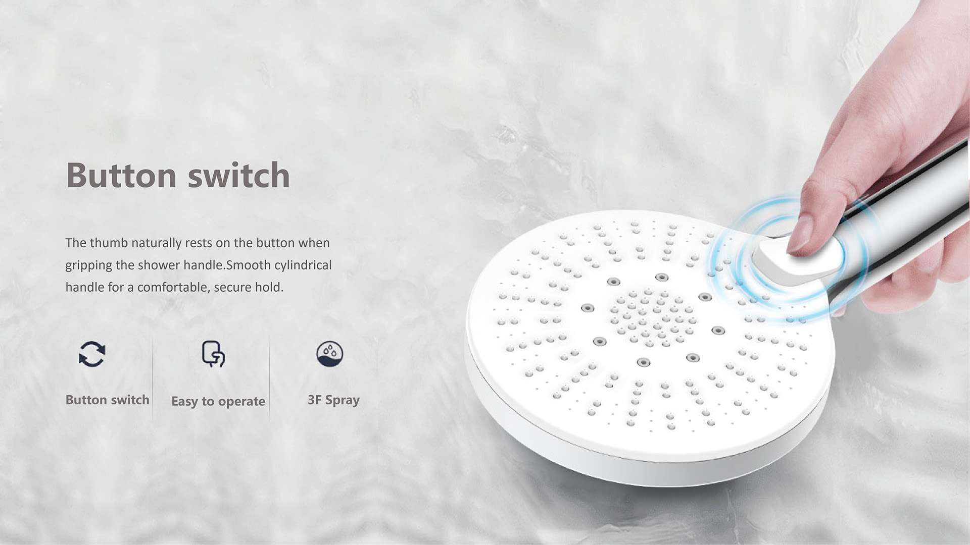 Giant-3F-Button-Handheld-Shower