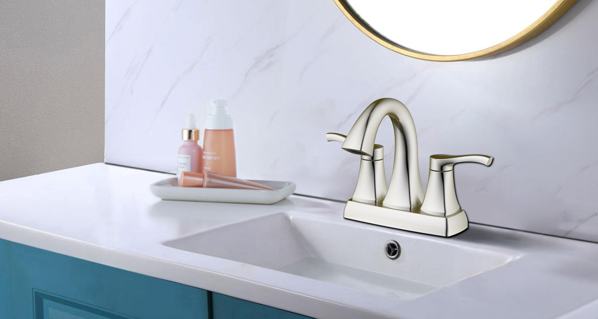  Gifford 4” Centerset Bathroom Faucet