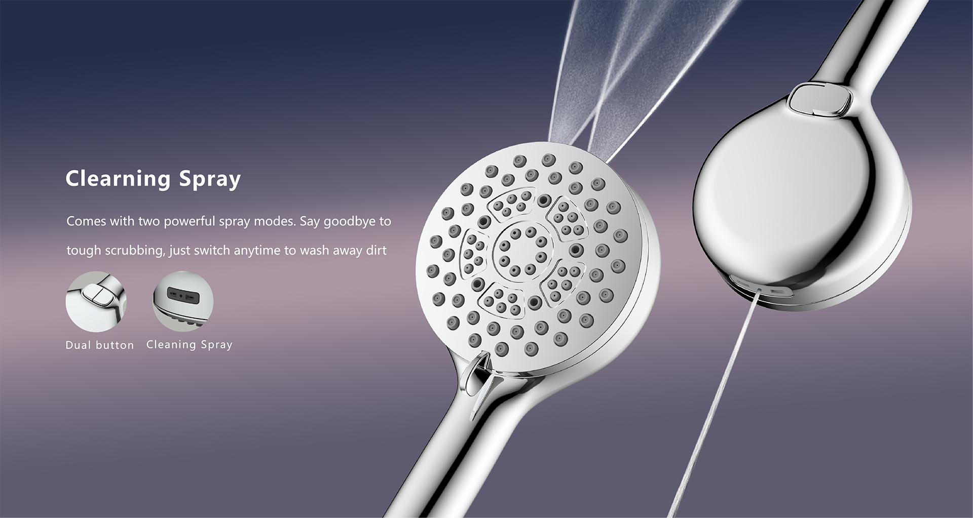 Gilson Series 11-Setting Handheld Shower