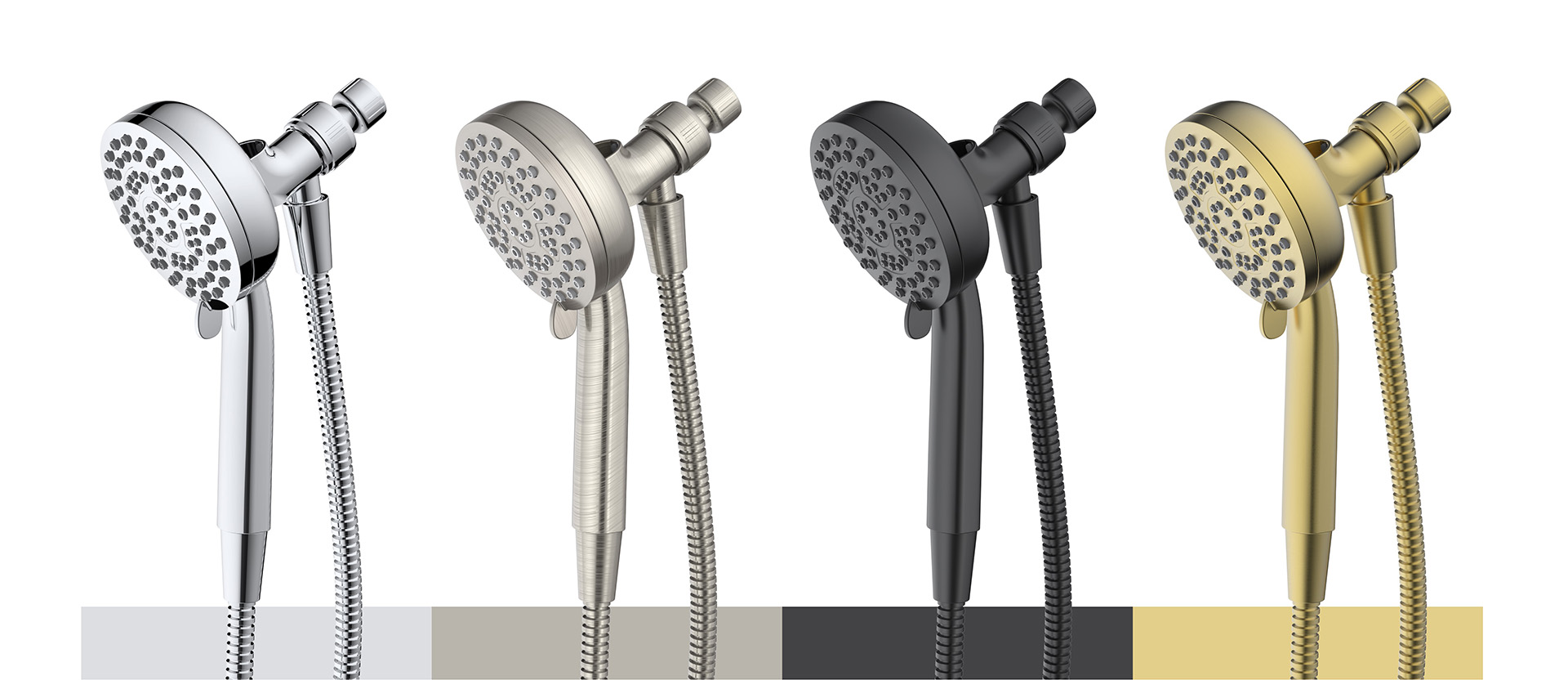 Gilson Series 9-Setting Double-hung handheld shower