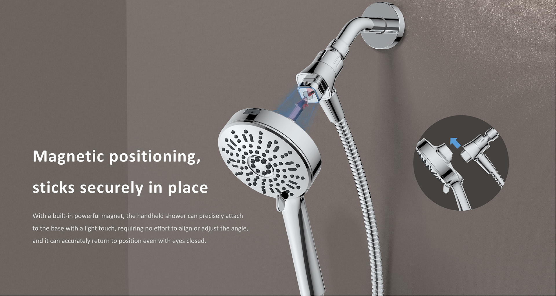 Jet Ella-X Series 6-Setting Handheld Shower
