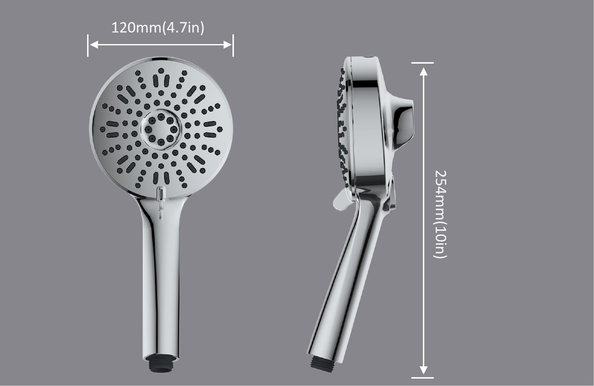 Jet Ella-X Series 6-Setting Handheld Shower