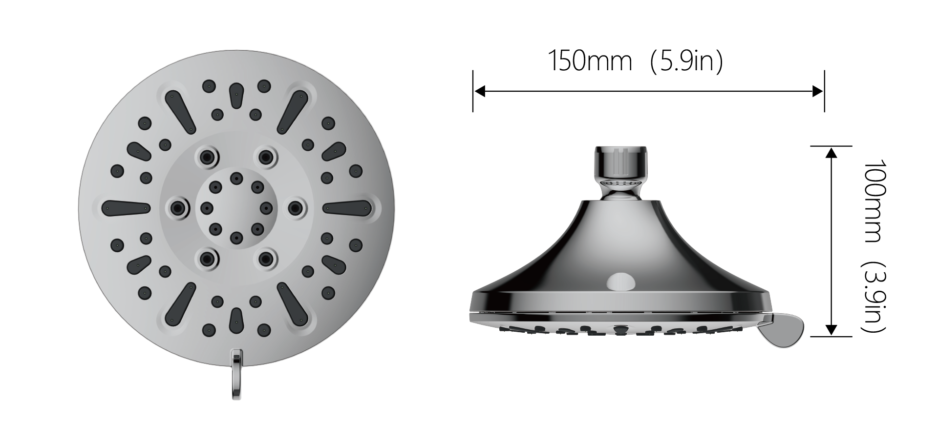 Jetpure Series 4-Setting Rain Shower