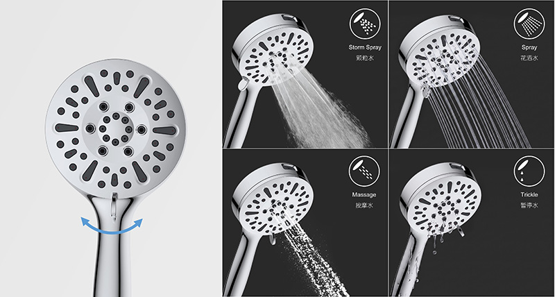 Jetpure Series 4-Setting Shower Combo