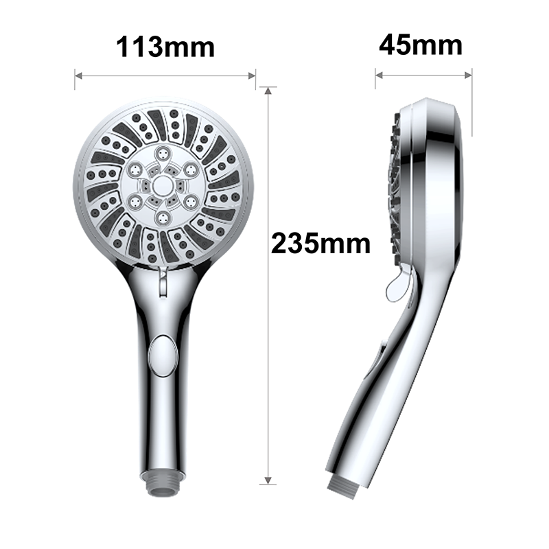 Lucy Collection 7-Settings shower combo with patented 3-way diverter