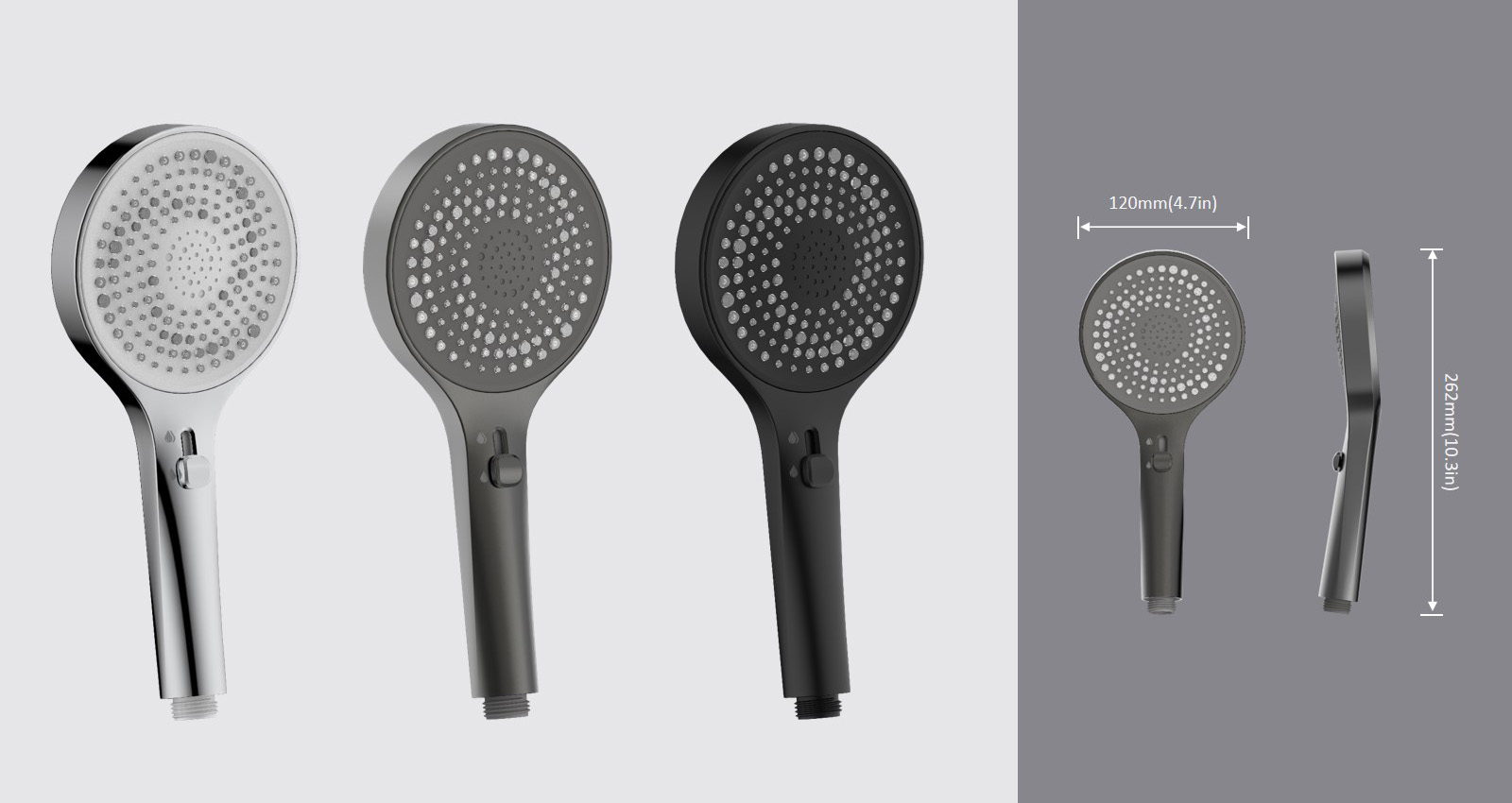 Multi-refreshing Handheld Shower
