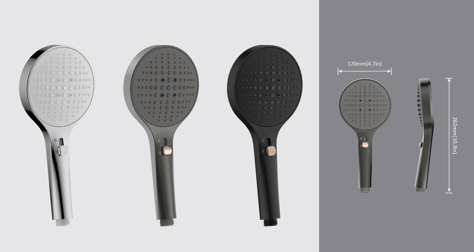 Multi-refreshing Handheld Shower