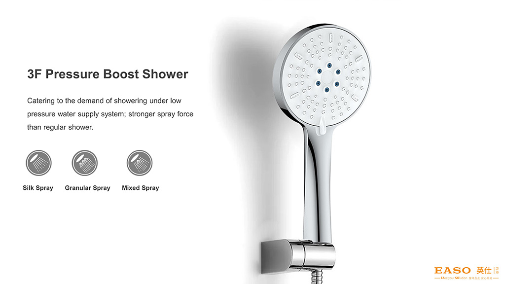 New style 3F Pressure Boost Shower 716901 handheld Showe-5