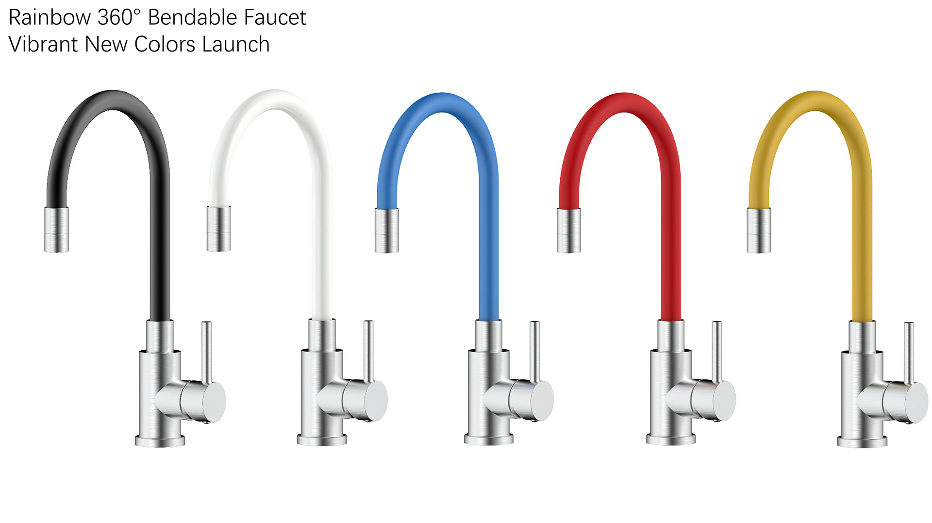 Omni Silicone Hose Kitchen Faucet