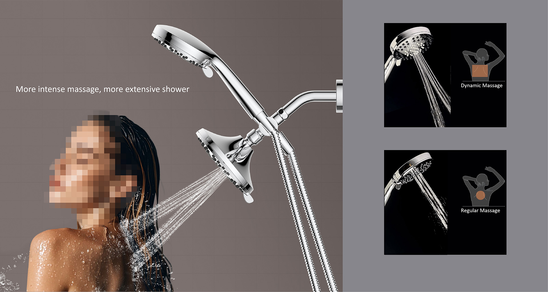 Owen Series Dynamic Massage Shower head