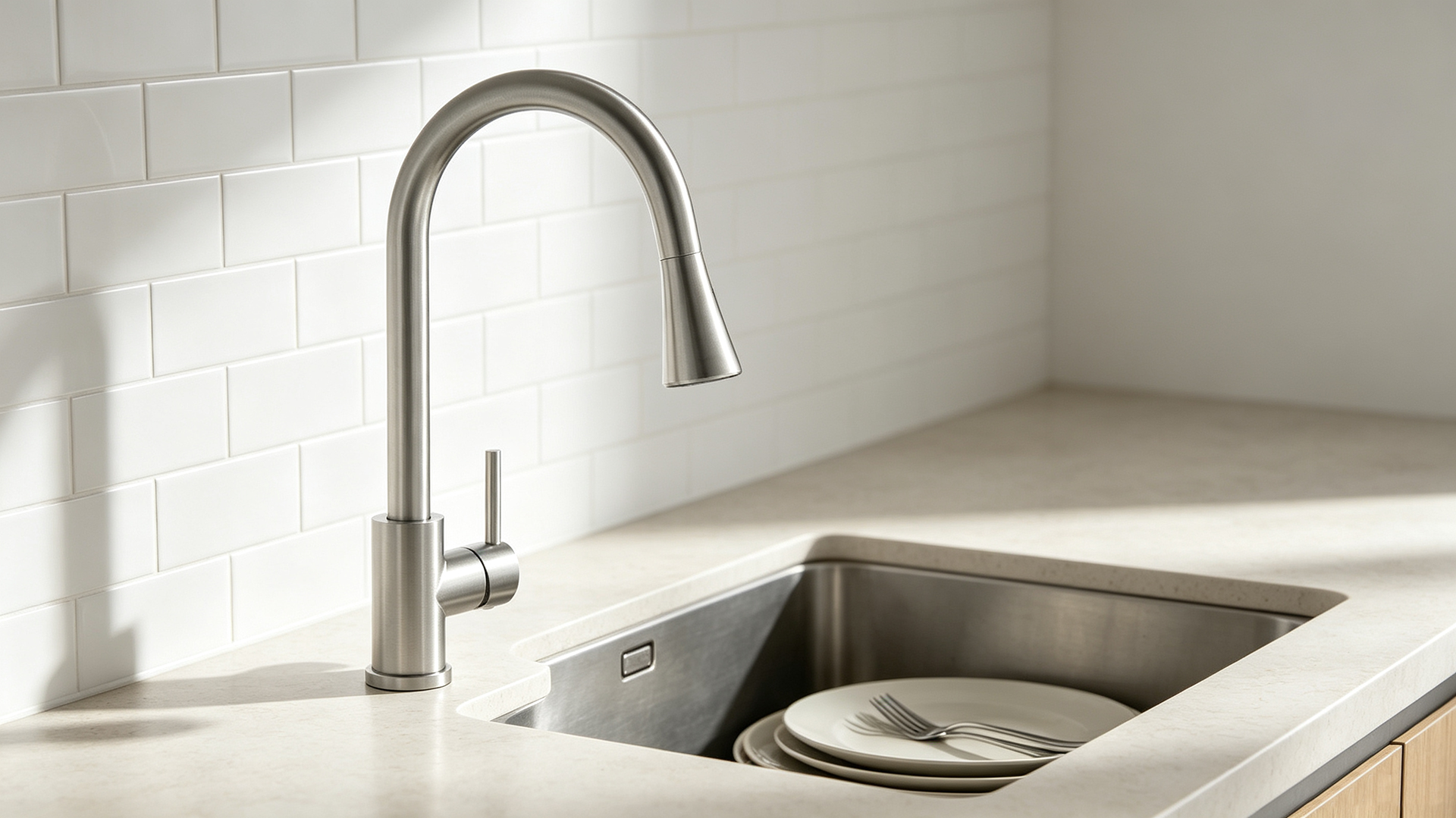 Reed U-Shaped Pull-Out Kitchen Faucet