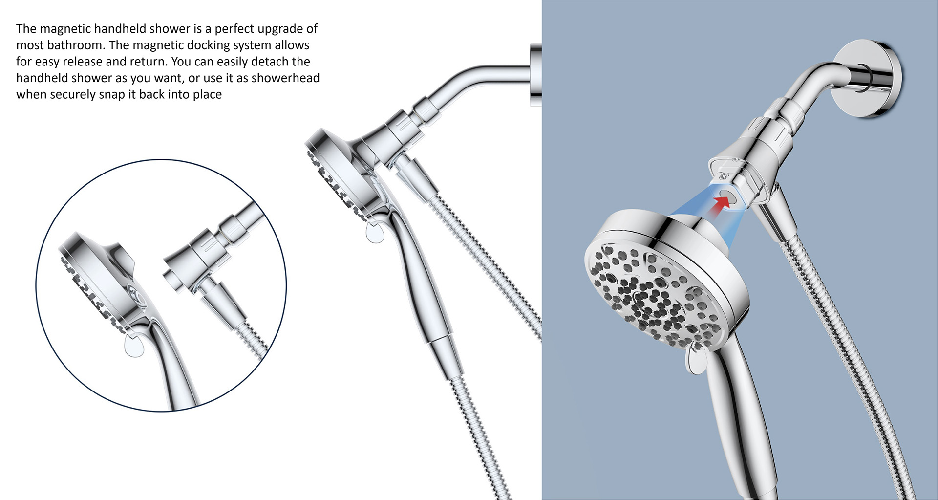 Talis-X Series 6-Setting Handheld Shower