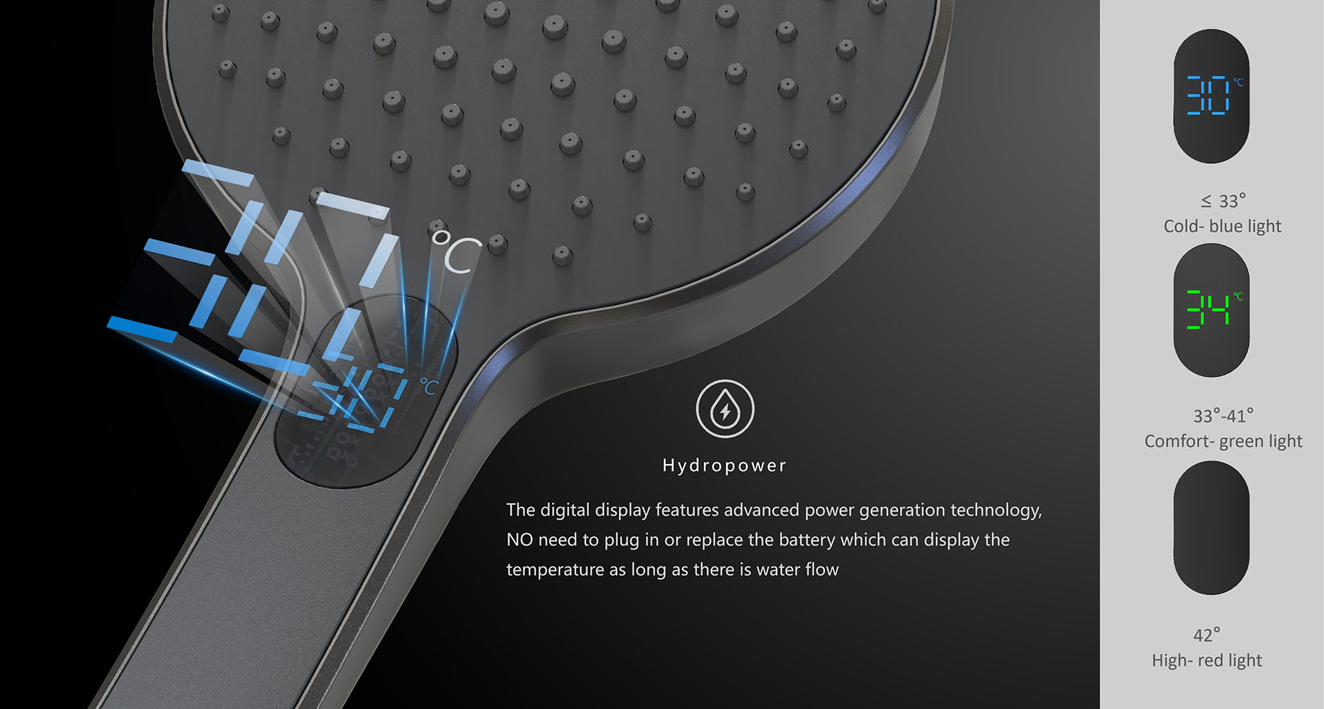 Thermora-LED-Handheld-Shower