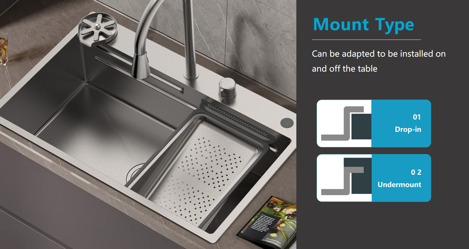 Vitality Multifunctional Kitchen Sink