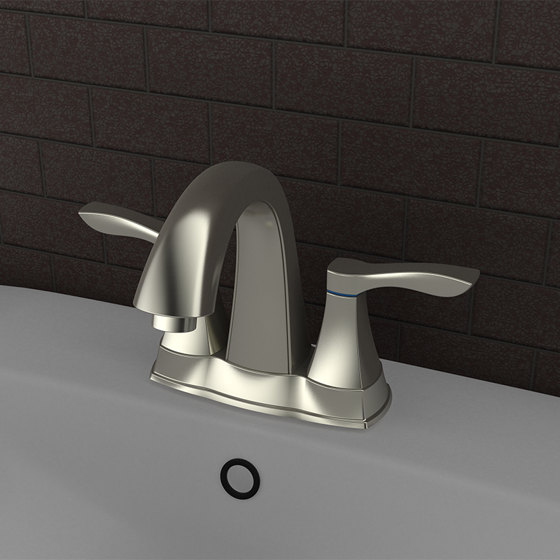 Watersense certified Two Handle Centerset Bathroom Faucet<br />
